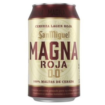 Imagen de CERVEZA MAGNA ROJA 0,0 LATA