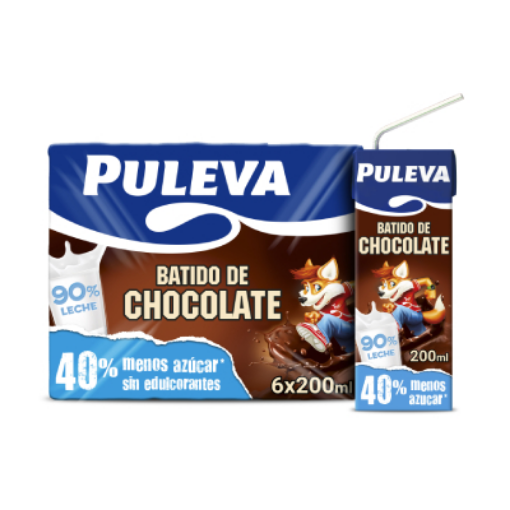 Imagen de BATIDO PULEVA CACAO SLIM 6X200 ML