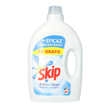 Imagen de DETERGENTE LIQUIDO SKIP ACTIVE CLEAN 28+4 LAVADOS