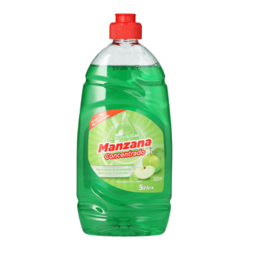 Imagen de LAVAVAJILLAS CONCENTRADO SELEX MANZANA 500ML