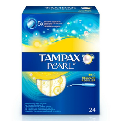 Imagen de TAMPAX PEARL REGULAR 24 UND