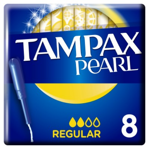 Imagen de TAMPAX PEARL REGULAR 8 UND