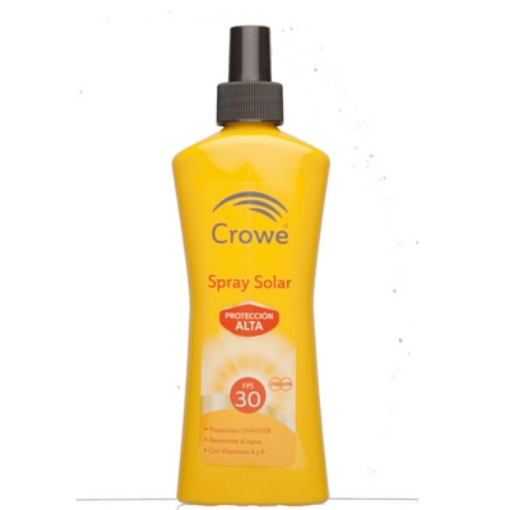 Imagen de LOCION SOLAR SPRAY IP30 CROWE 250 ML